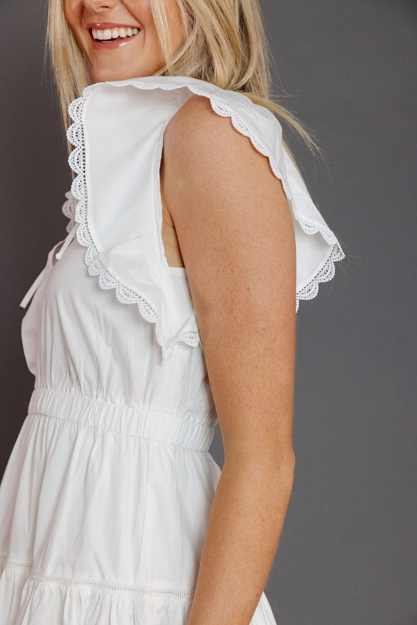 Ensley Dress in Off White