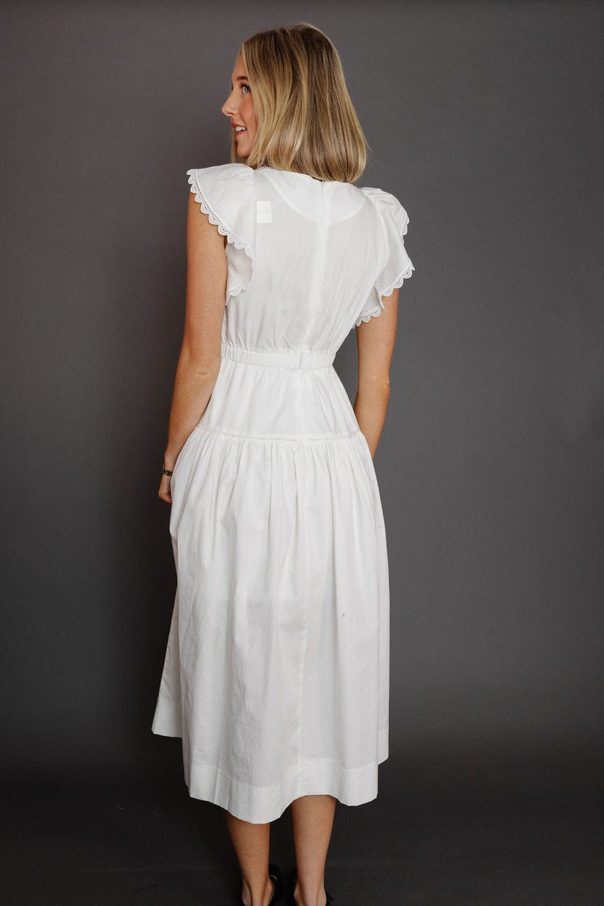 Ensley Dress in Off White