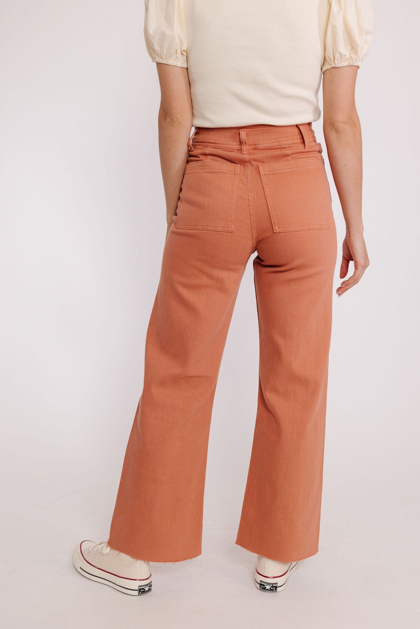 Fergie Pant in Apricot Orange