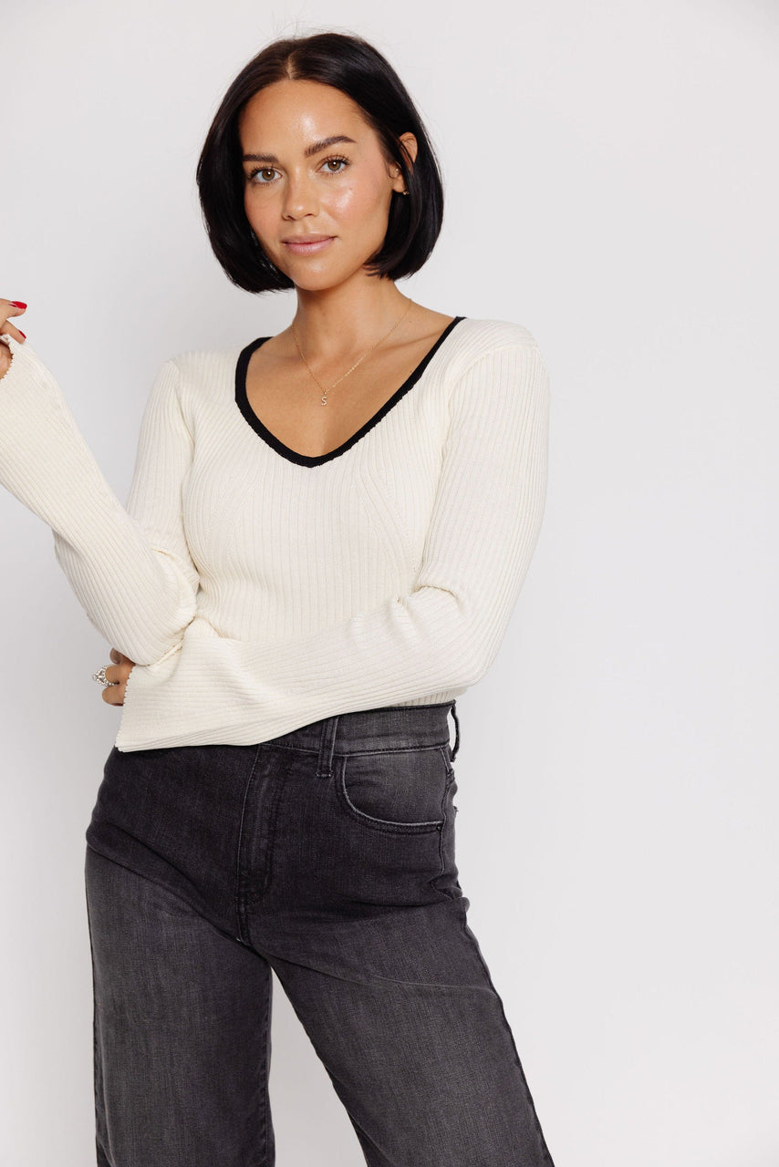 Florance Sweater Tee in Ivory
