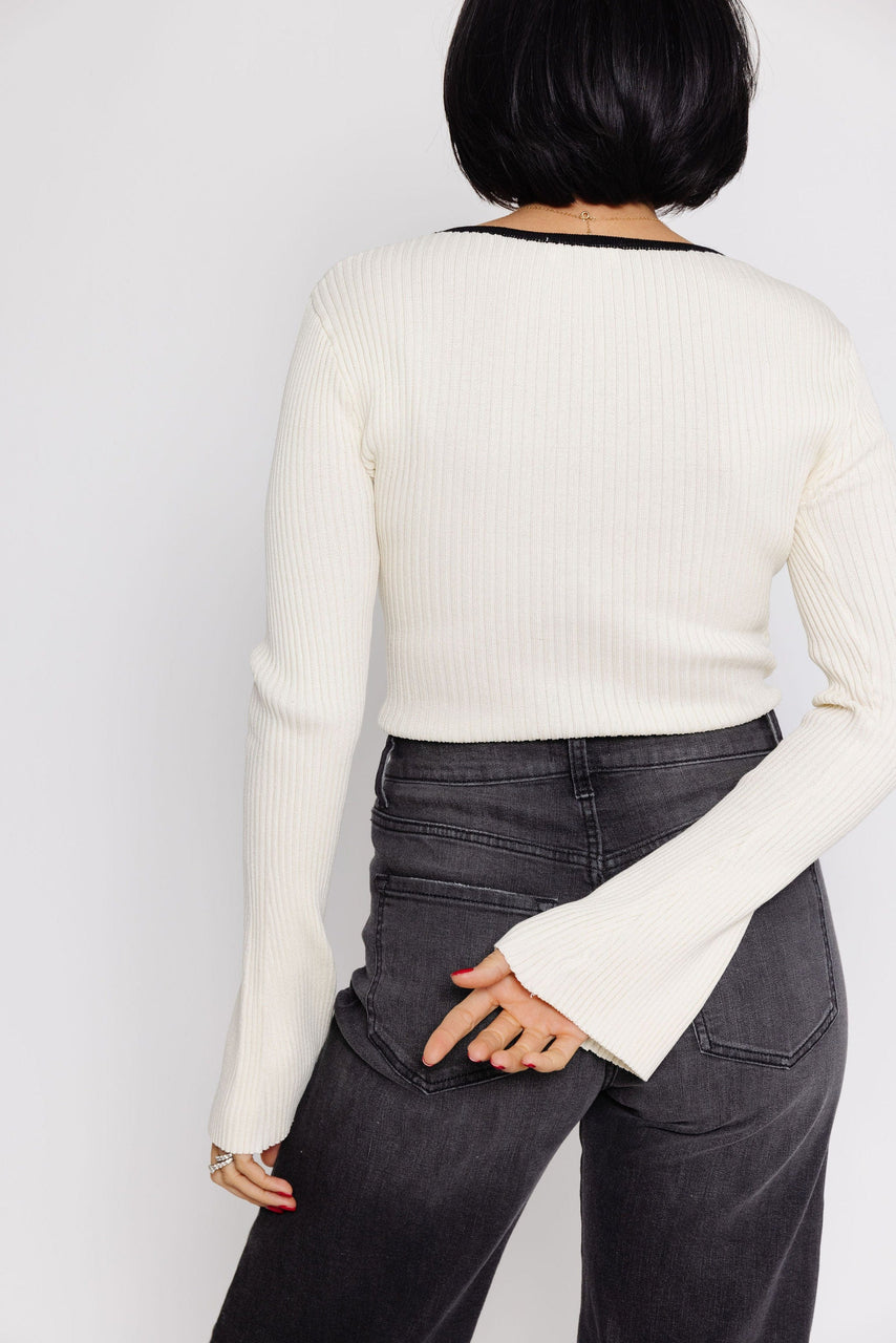 Florance Sweater Tee in Ivory