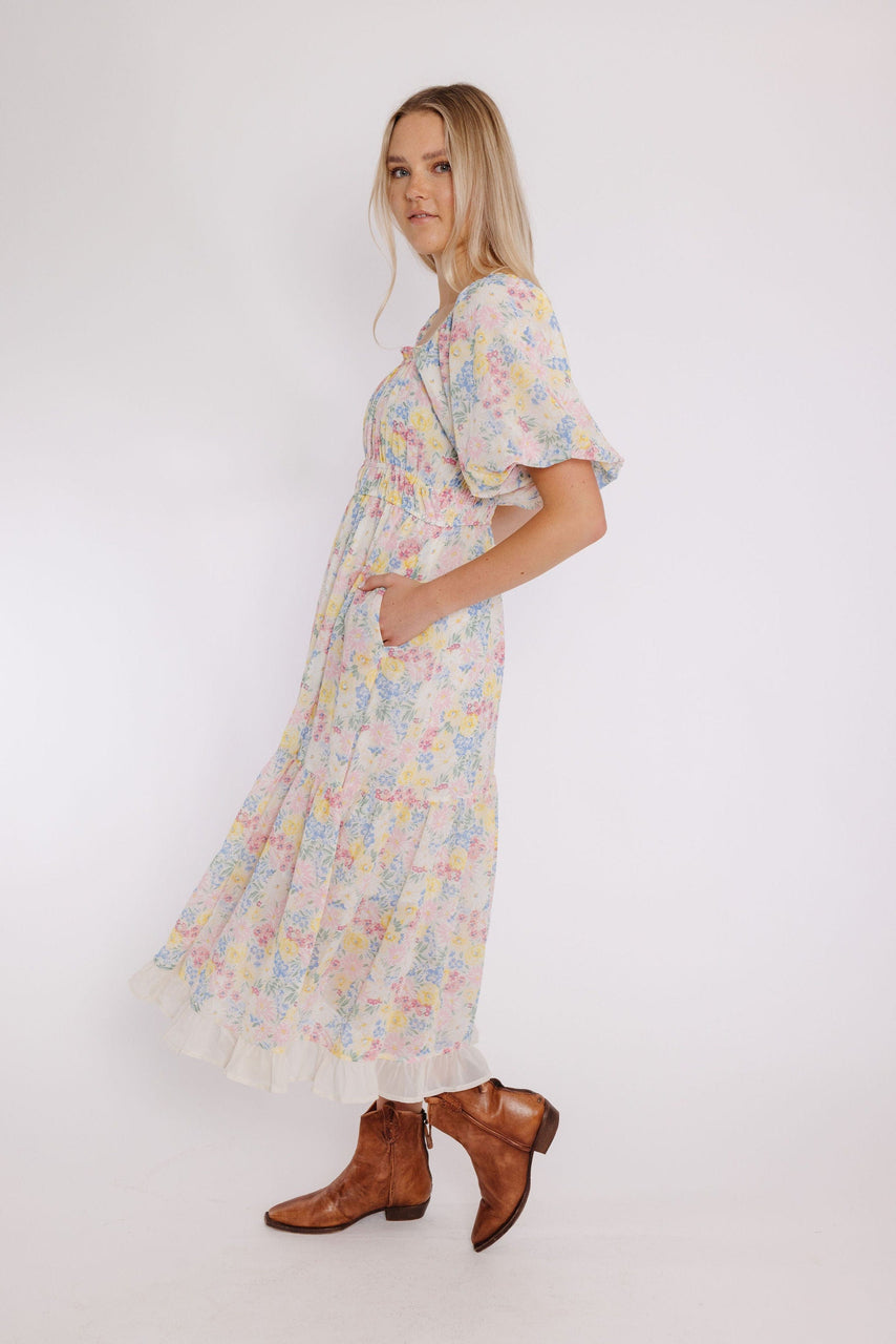 Glenhaven Dress in Ivory Floral