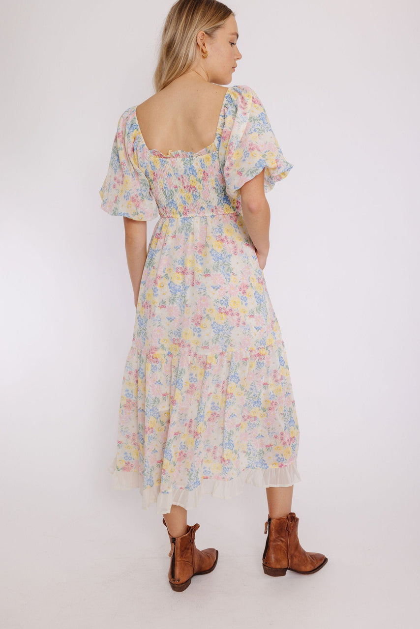 Glenhaven Dress in Ivory Floral