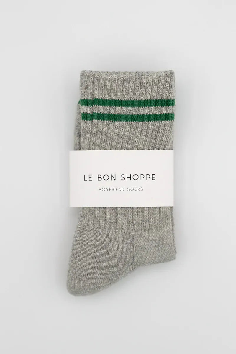 Le Bon Shoppe Boyfriend Sock in Light Grey