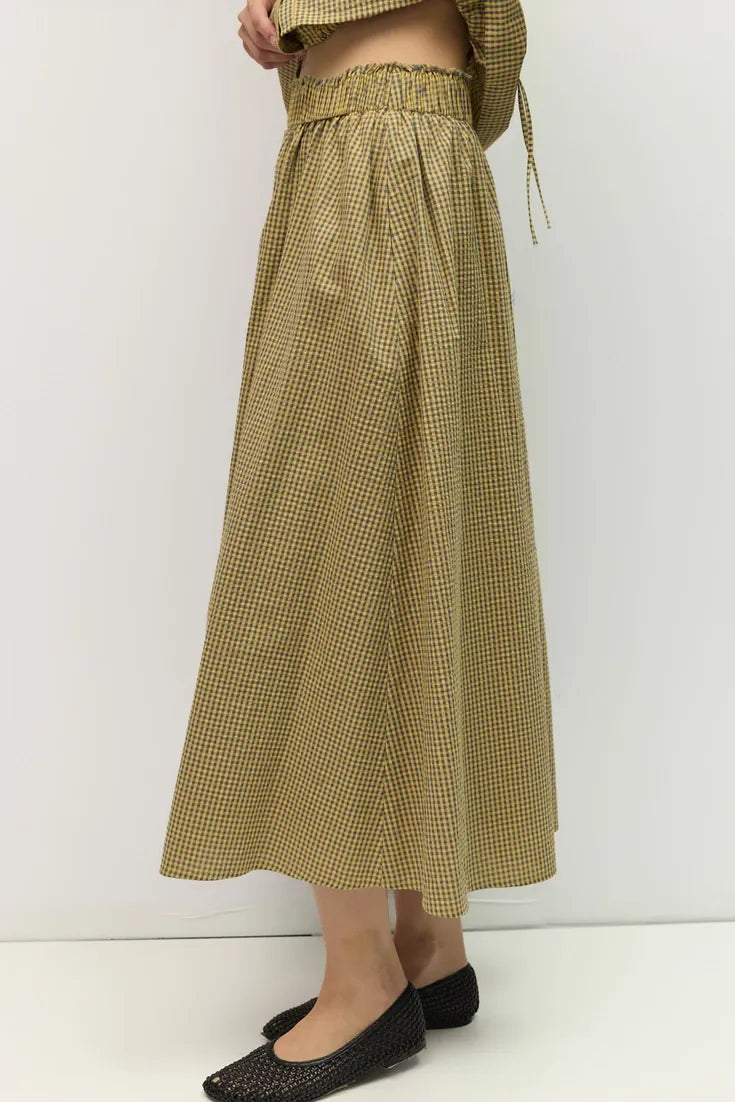 Gwen Skirt in Blue-Yellow