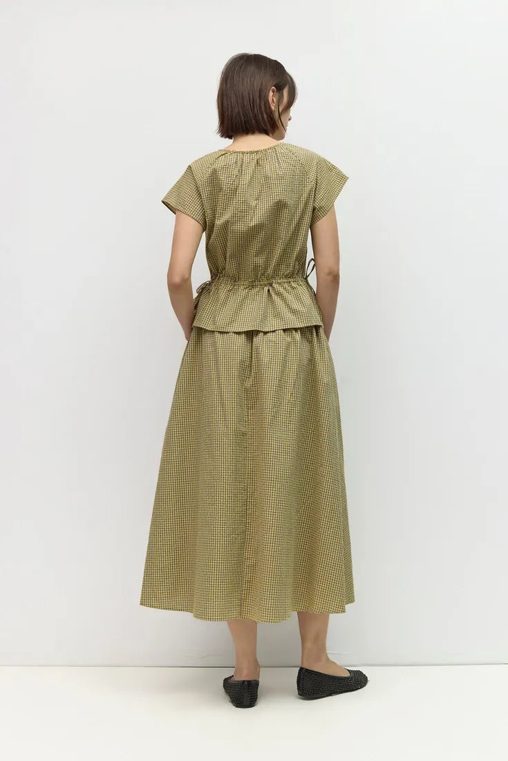 Gwen Skirt in Blue-Yellow
