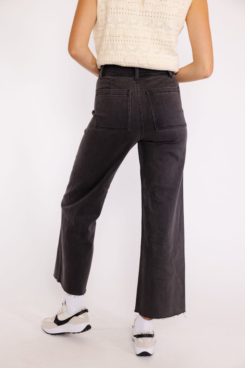 Hadley Pant in Washed Black