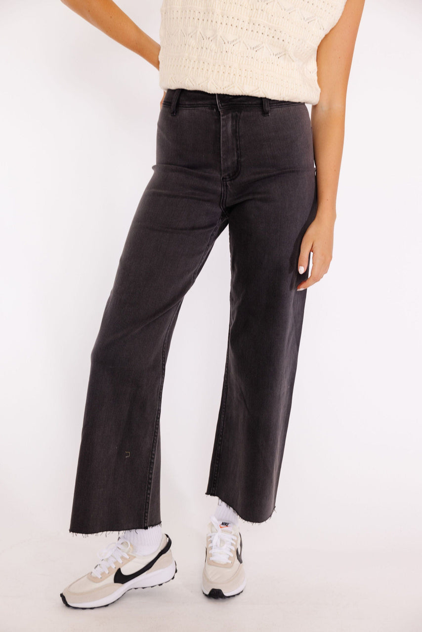 Hadley Pant in Washed Black