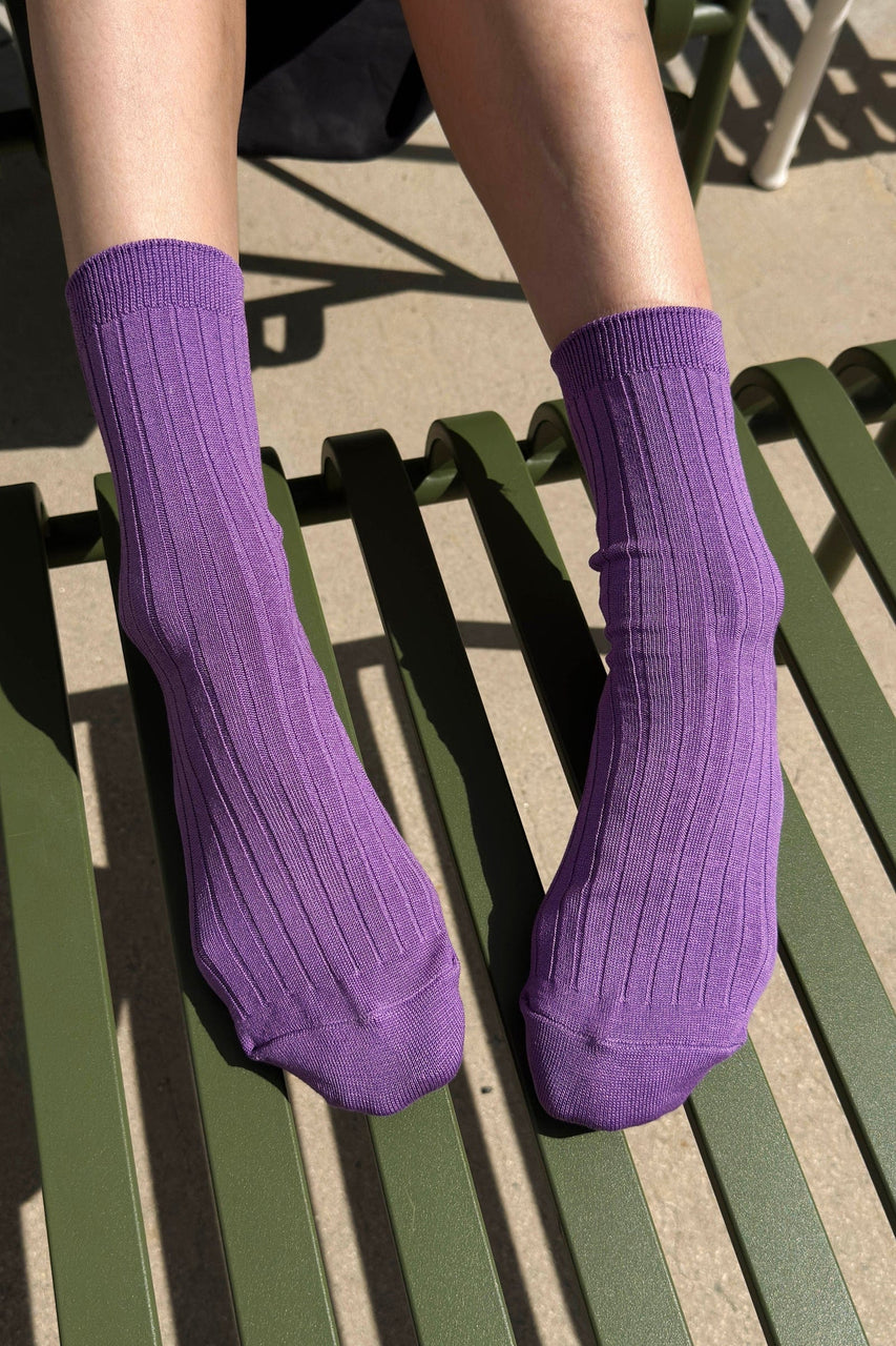 Le Bon Shoppe Her Socks in Violet