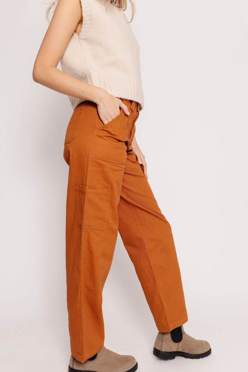 Julie Cargo Pants in Brick