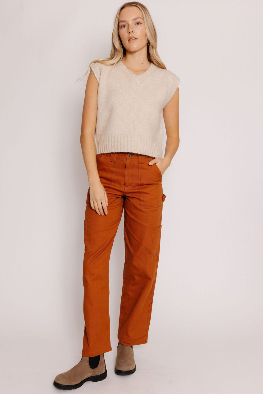 Julie Cargo Pants in Brick