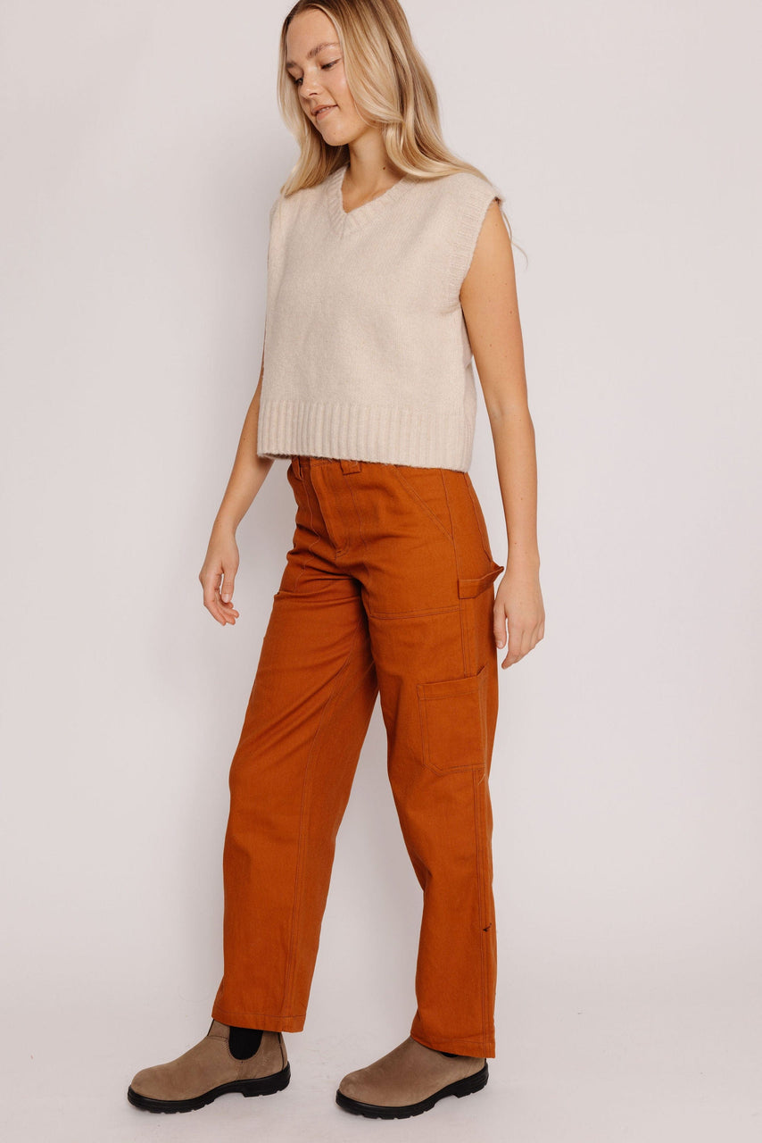 Julie Cargo Pants in Brick