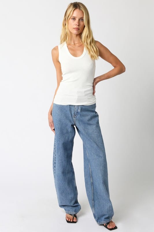 Kelsey Tank in New White