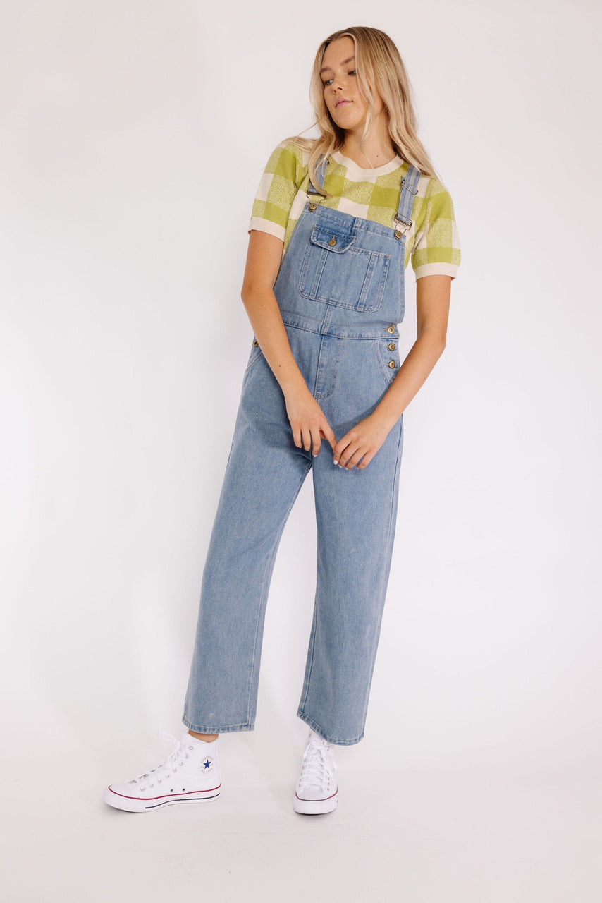 Maeven Overalls in Blue Denim