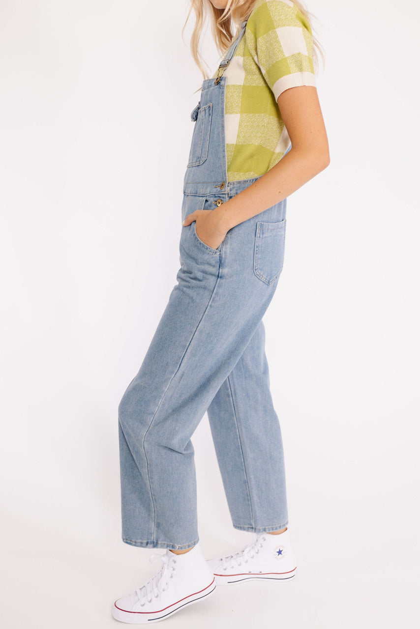 Maeven Overalls in Blue Denim