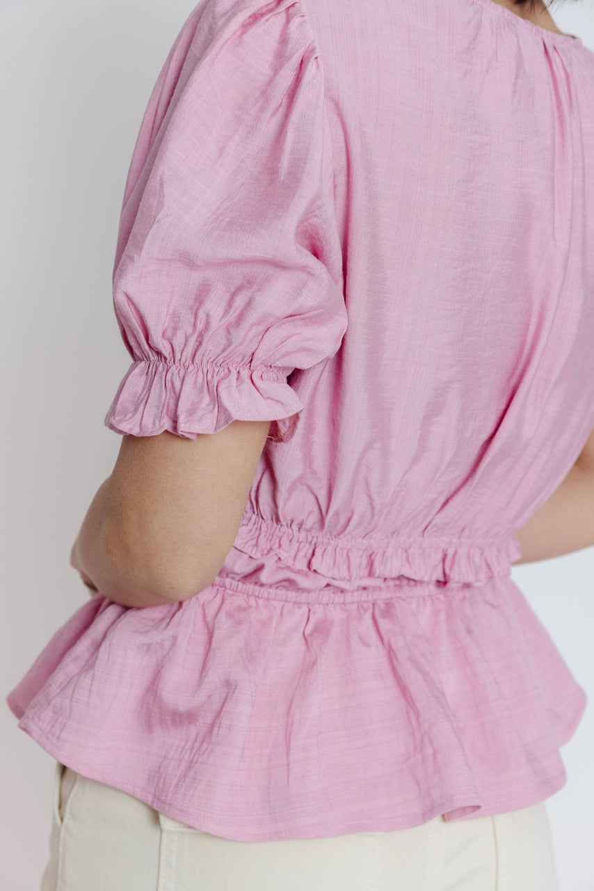 Maia Blouse in Pink