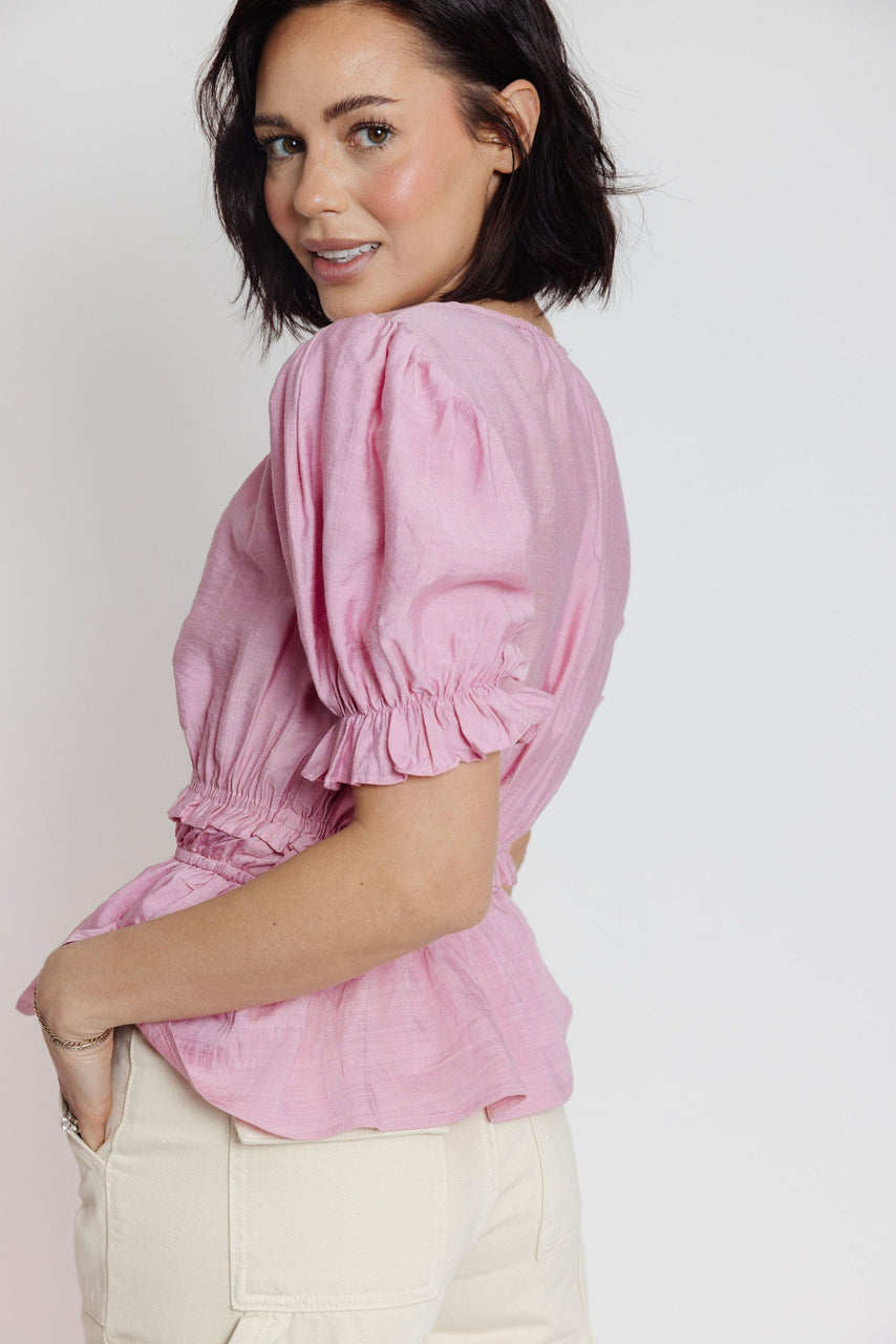 Maia Blouse in Pink