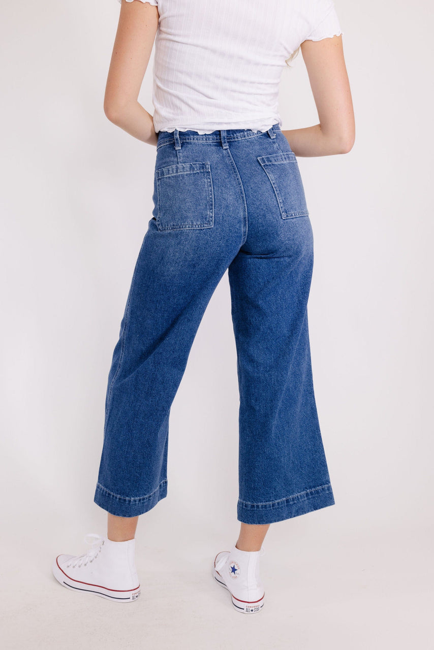 Margie Washed Denim Pant