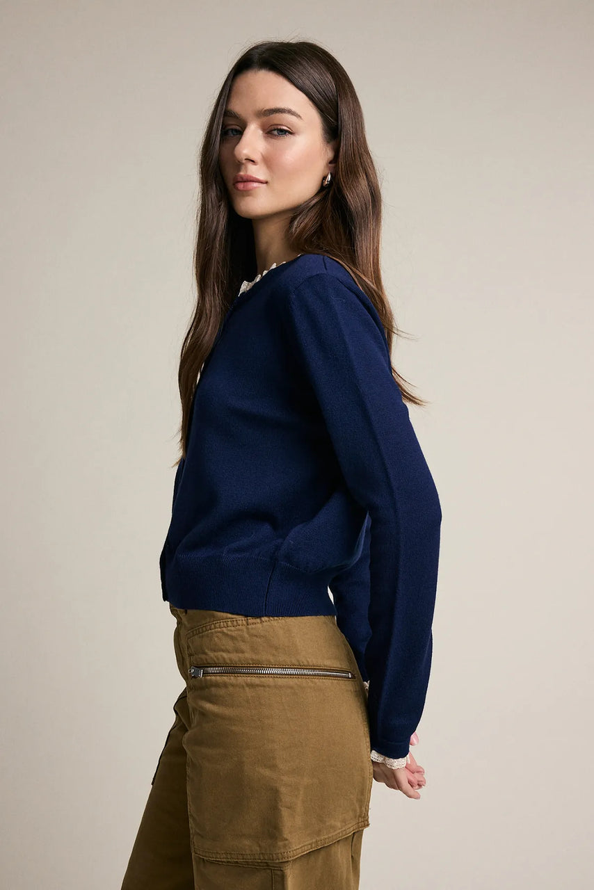 Navie Cardigan in Navy