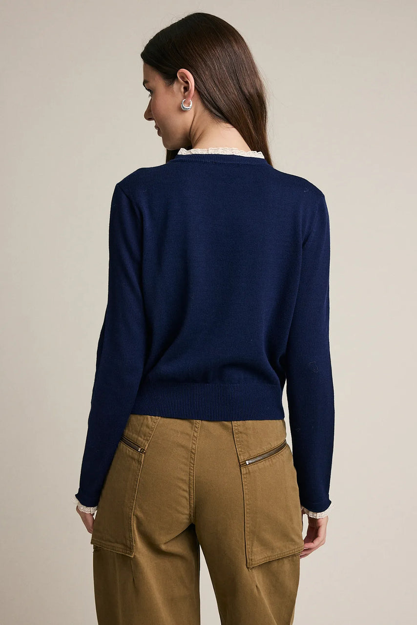 Navie Cardigan in Navy