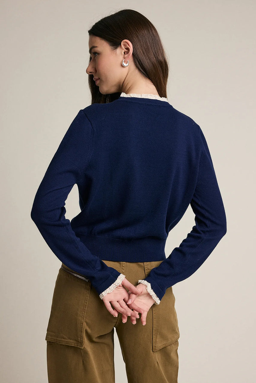 Navie Cardigan in Navy