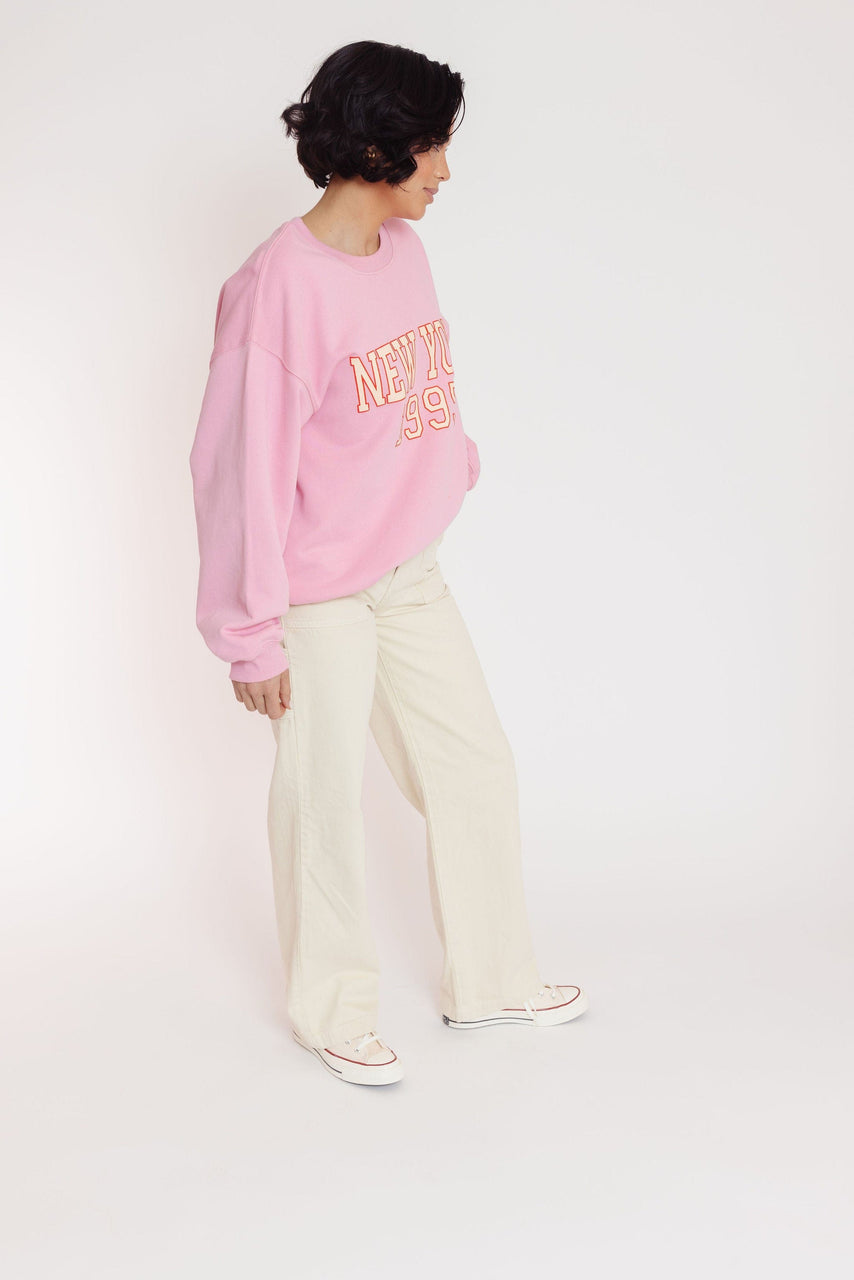 New York 1995 Sweatshirt in Pink
