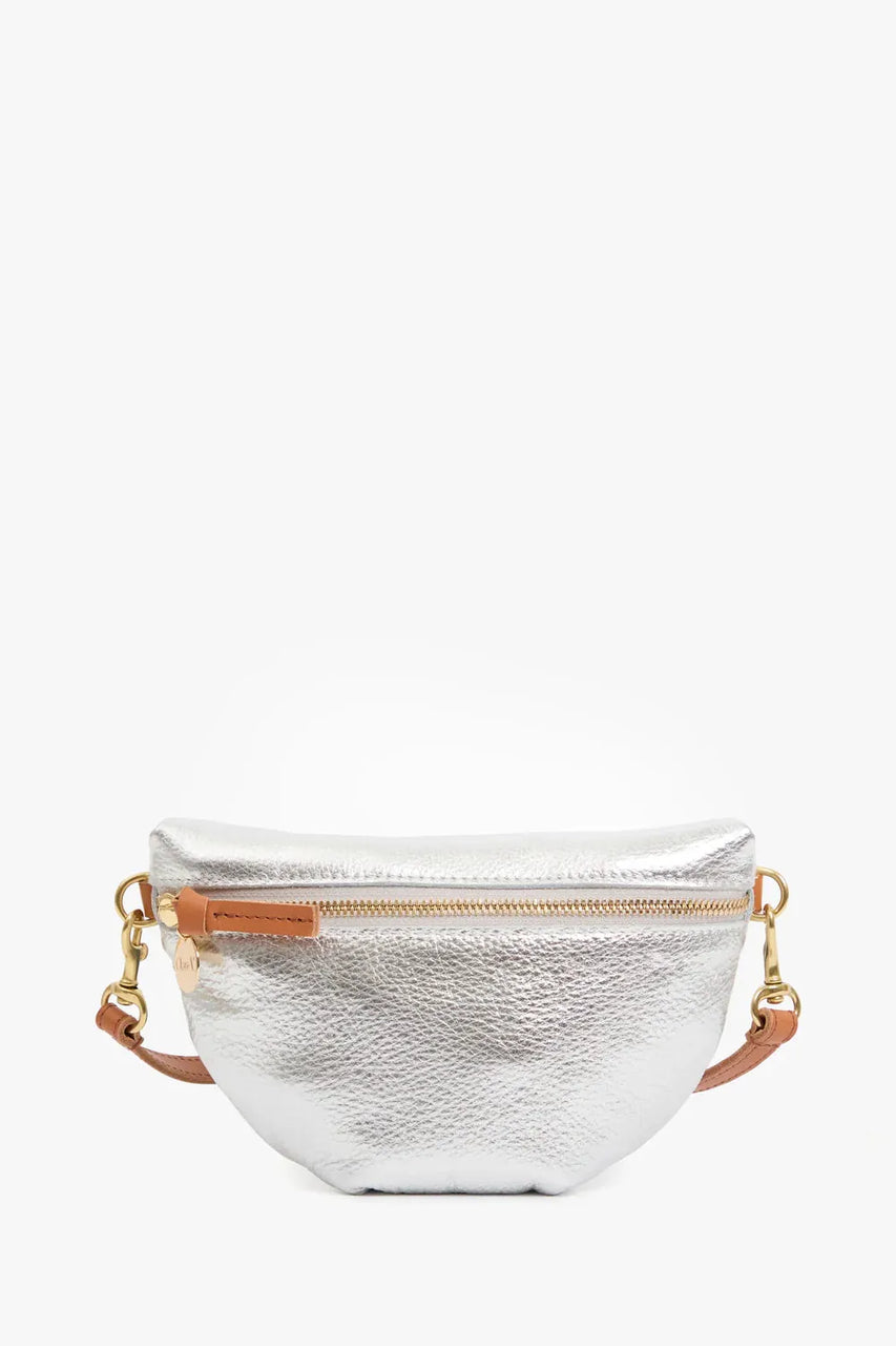 Clare V. Petite Fanny Lamba Silver