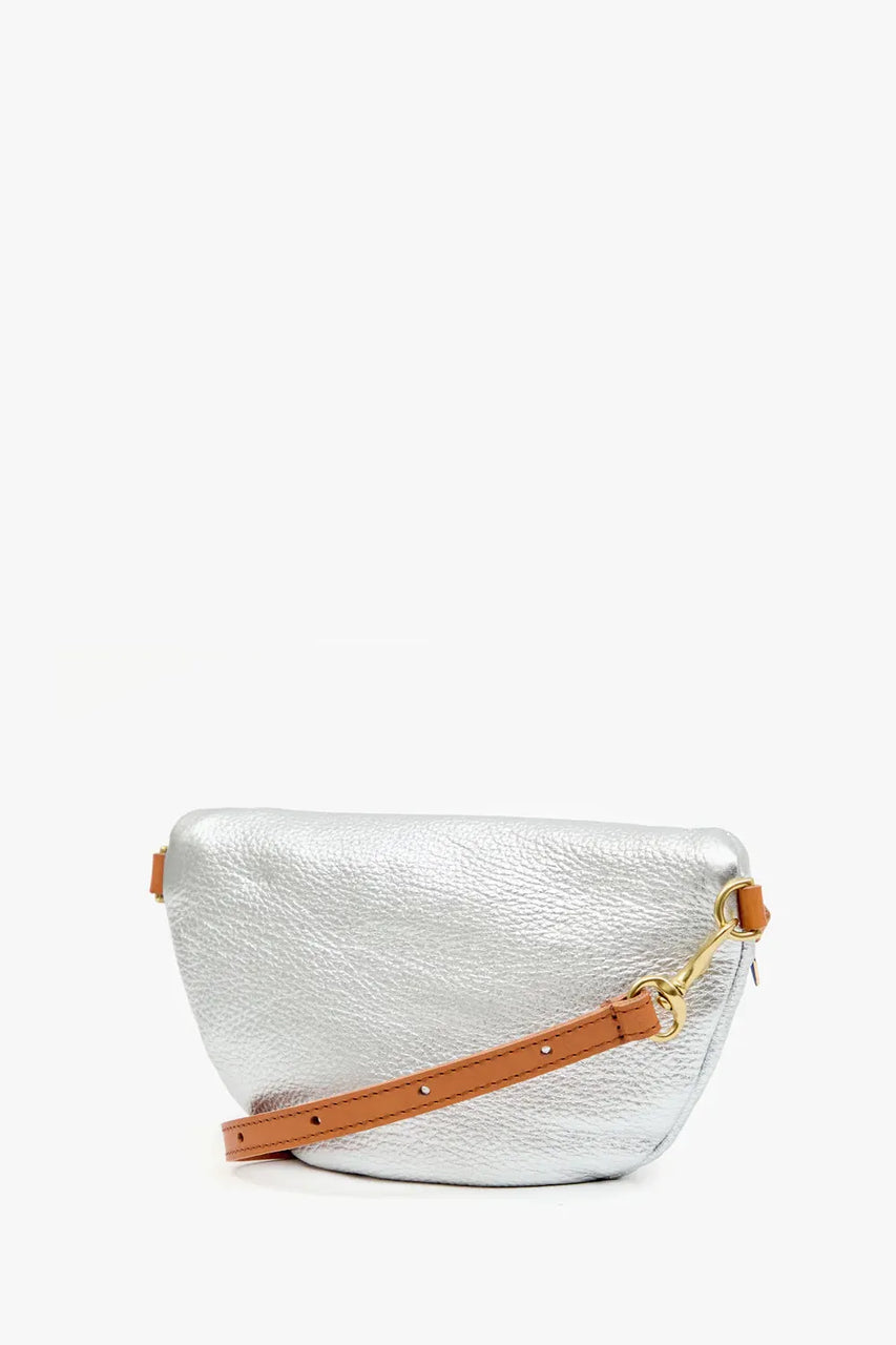 Clare V. Petite Fanny Lamba Silver