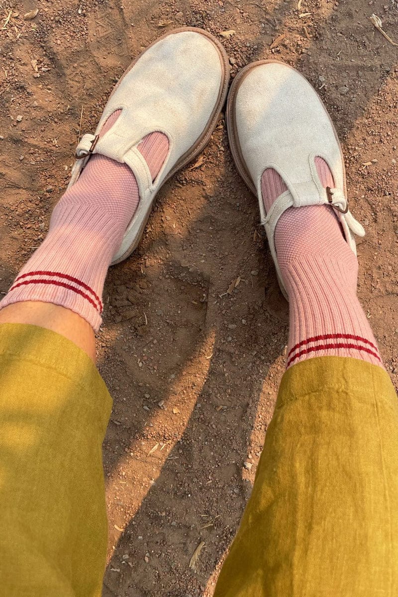 Le Bon Shoppe Boyfriend Sock in Vintage Pink
