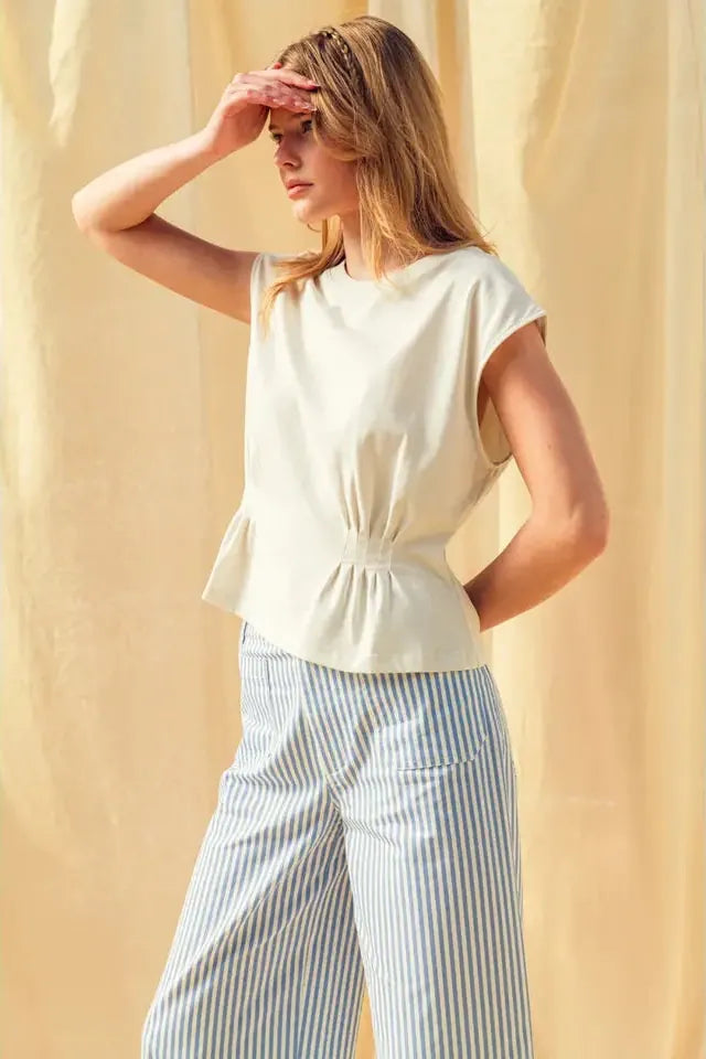 Ripley Tee in Misty White