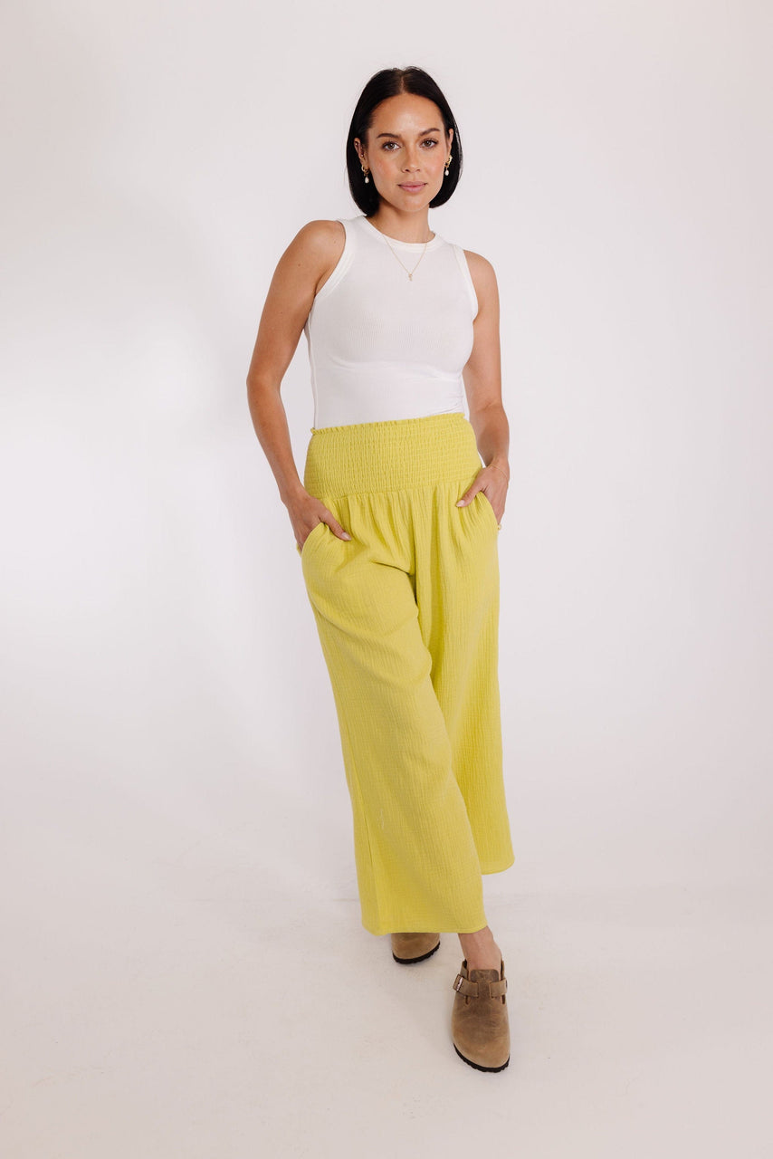 Rori Pant in Lime