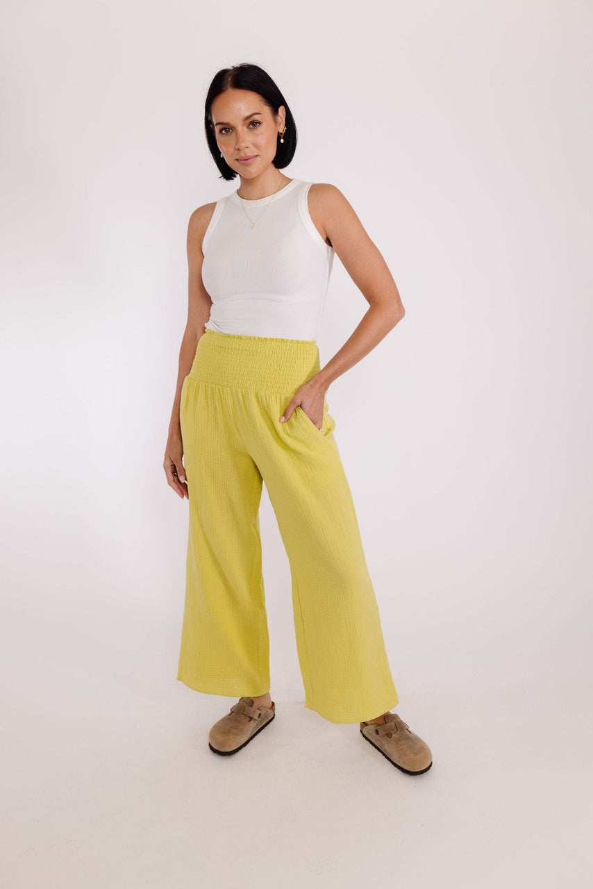 Rori Pant in Lime