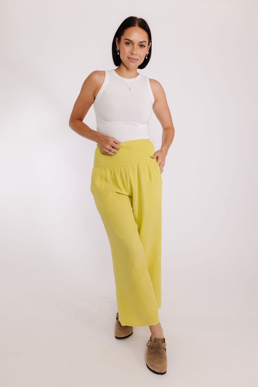 Rori Pant in Lime