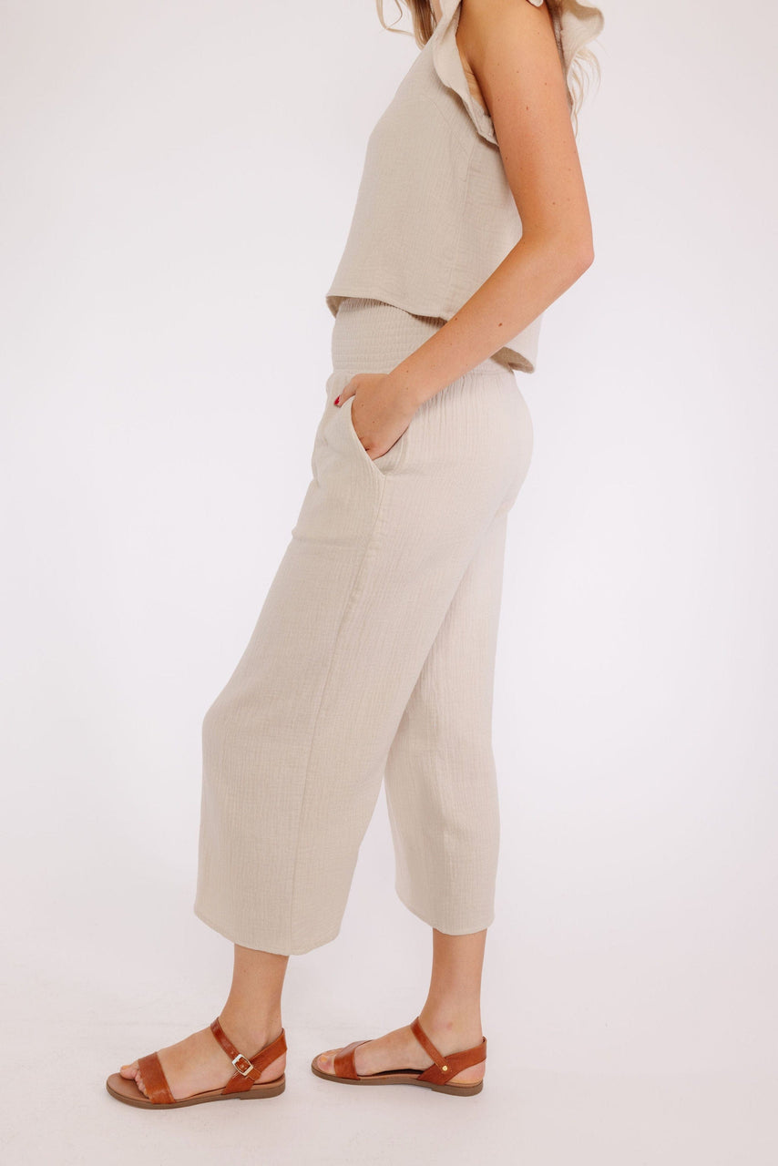 Rori Pant in Stone