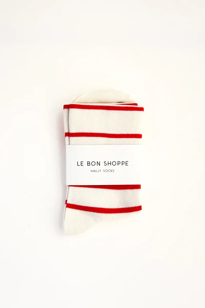 Le Bon Shoppe Wally Socks Candy Cane