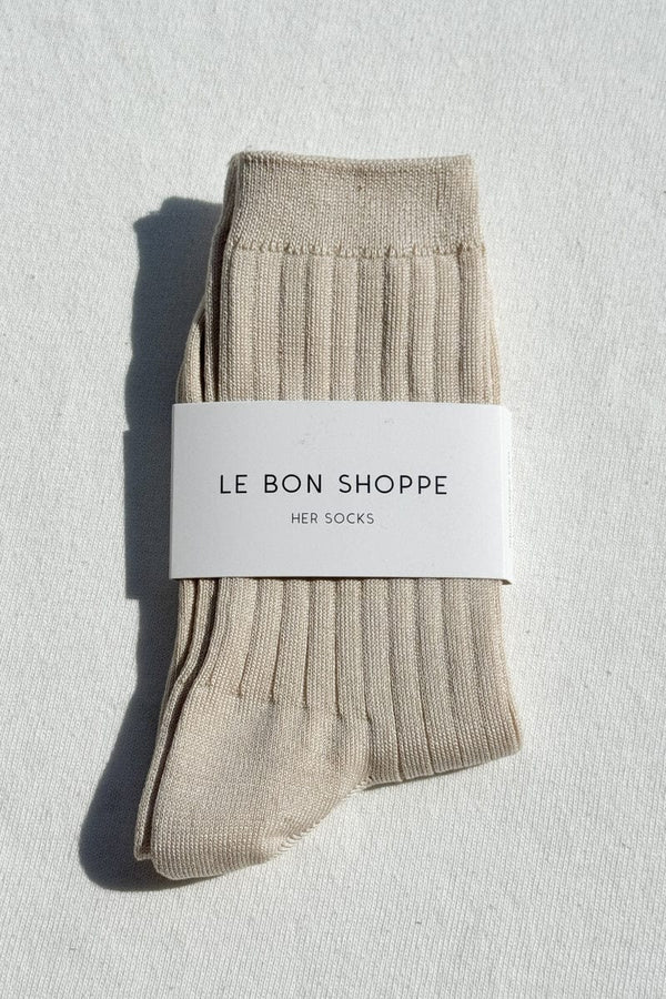 Le Bon Shoppe Her Socks in Porcelain