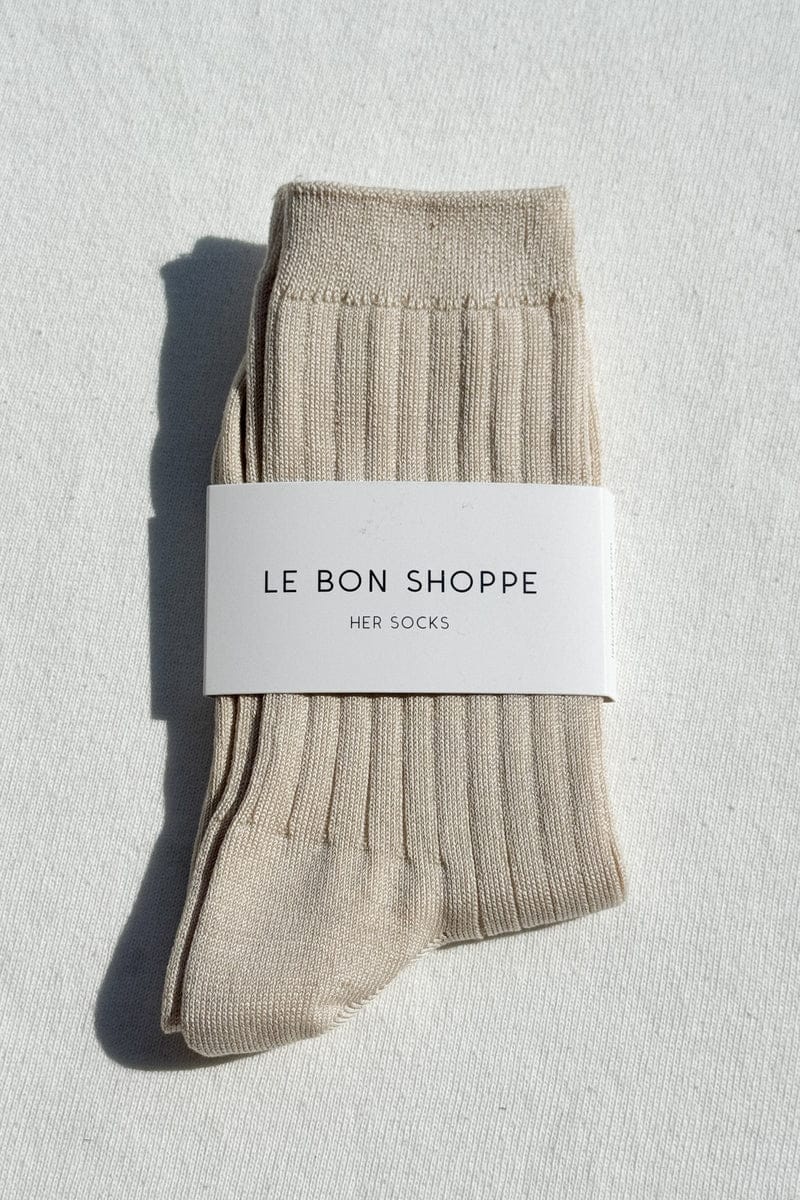 Le Bon Shoppe Her Socks in Porcelain