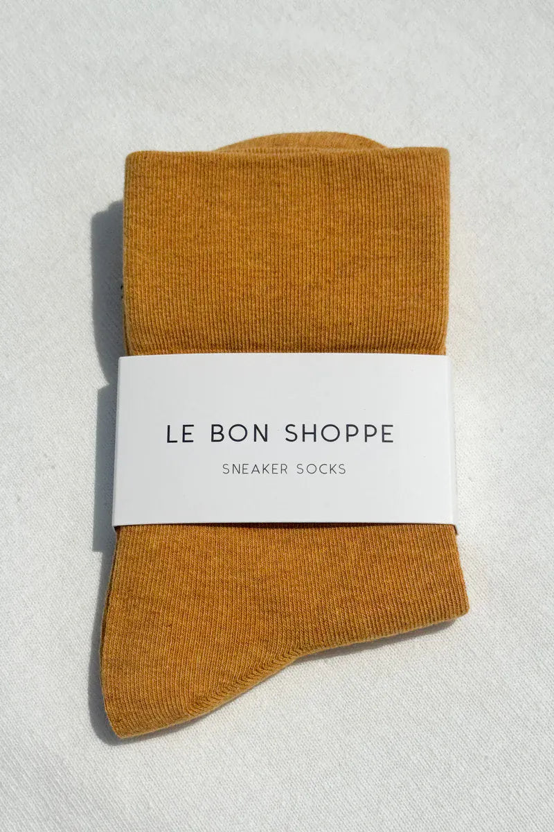 Le Bon Shoppe Sneaker Sock in Marigold