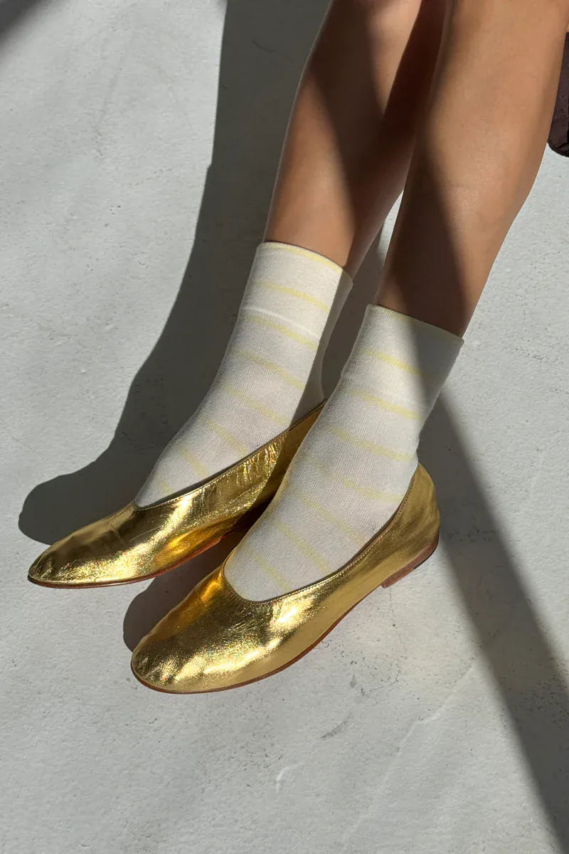 Le Bon Shoppe Wally Socks in Lemon