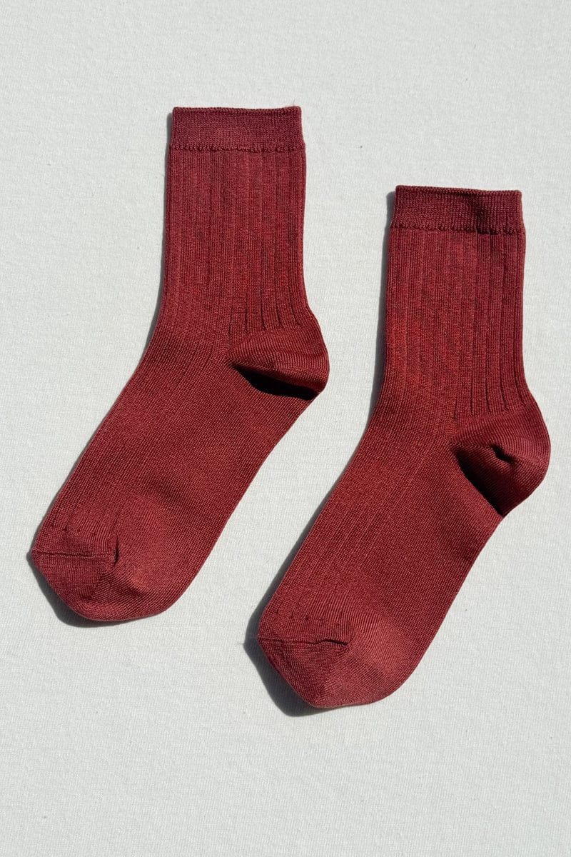 Le Bon Shoppe Her Socks in Terracotta
