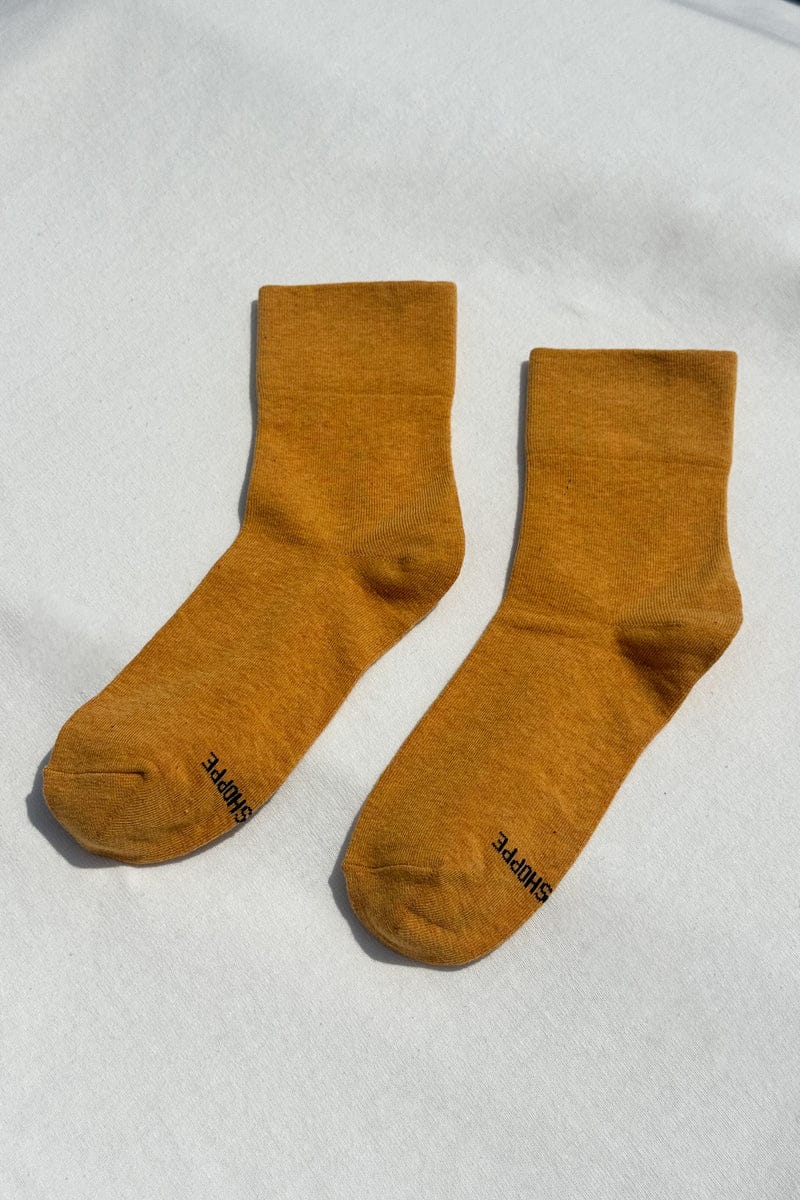 Le Bon Shoppe Sneaker Sock in Marigold