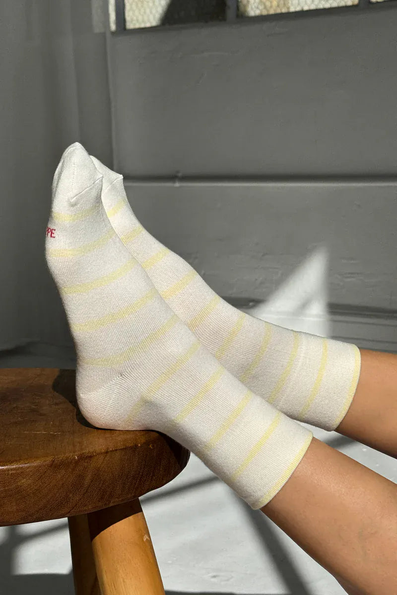 Le Bon Shoppe Wally Socks in Lemon