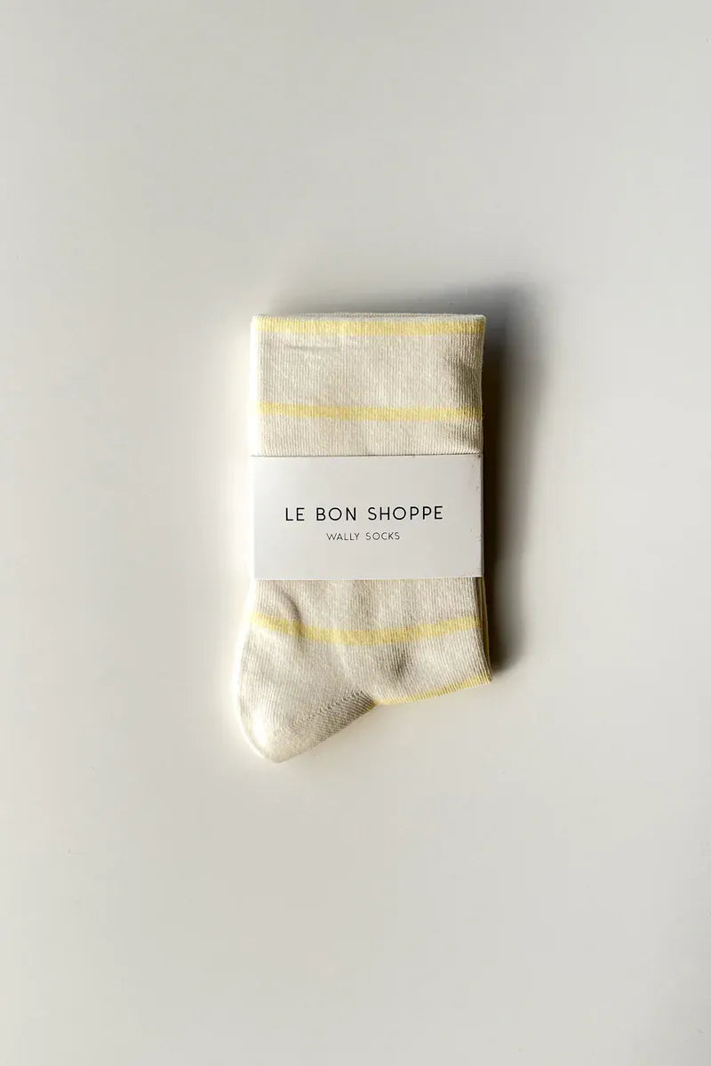 Le Bon Shoppe Wally Socks in Lemon