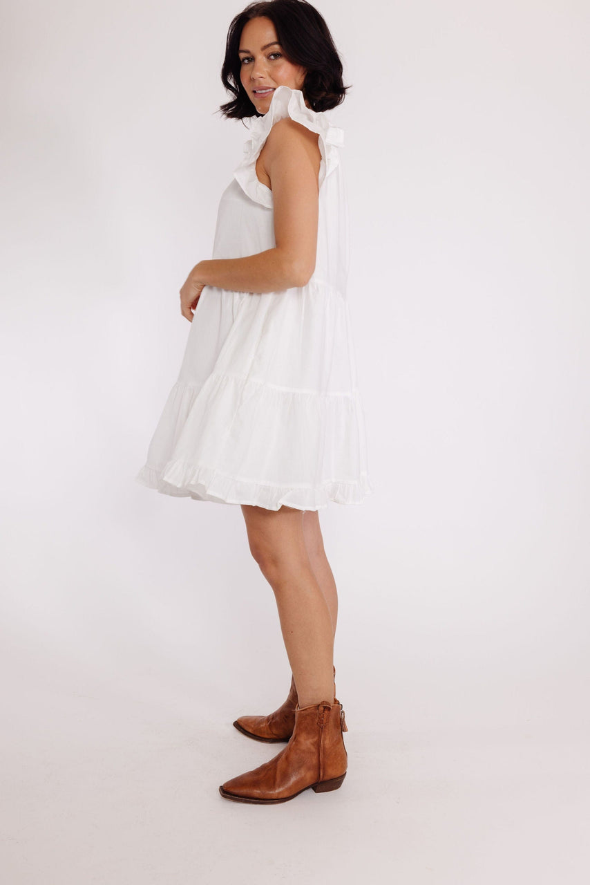 Tallahassee Dress in Off White