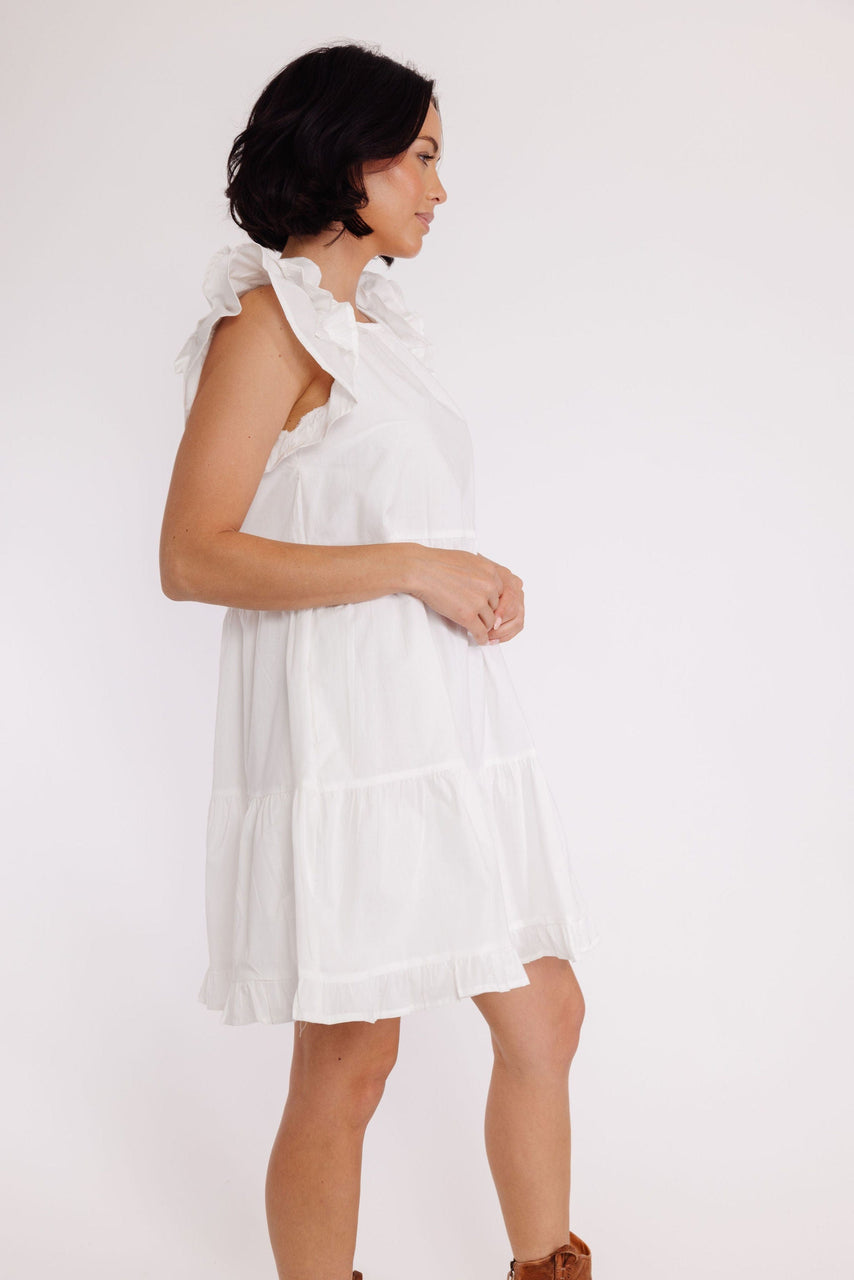 Tallahassee Dress in Off White