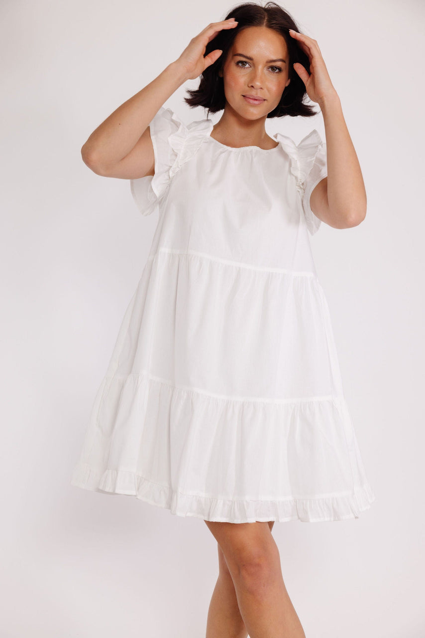 Tallahassee Dress in Off White