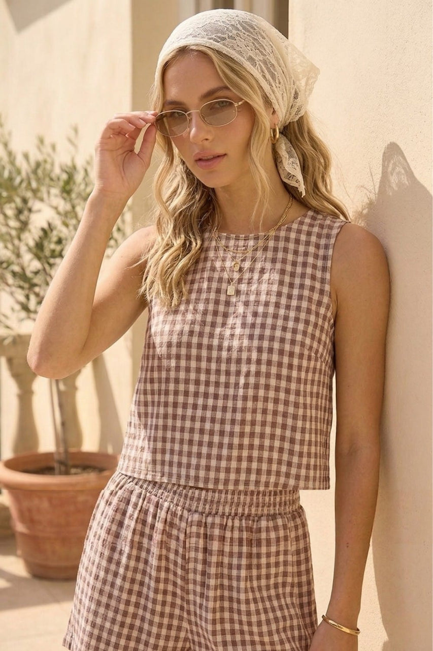 Tayla Tank in Mocha