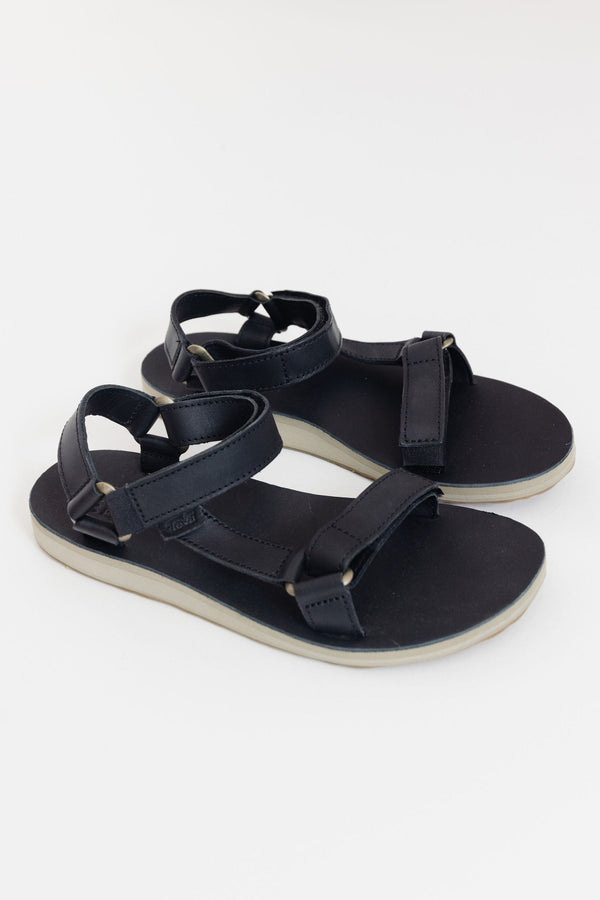 Teva Original Universal Leather Sandal in Black