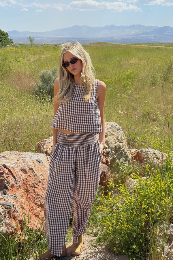 Tayla Pant in Mocha