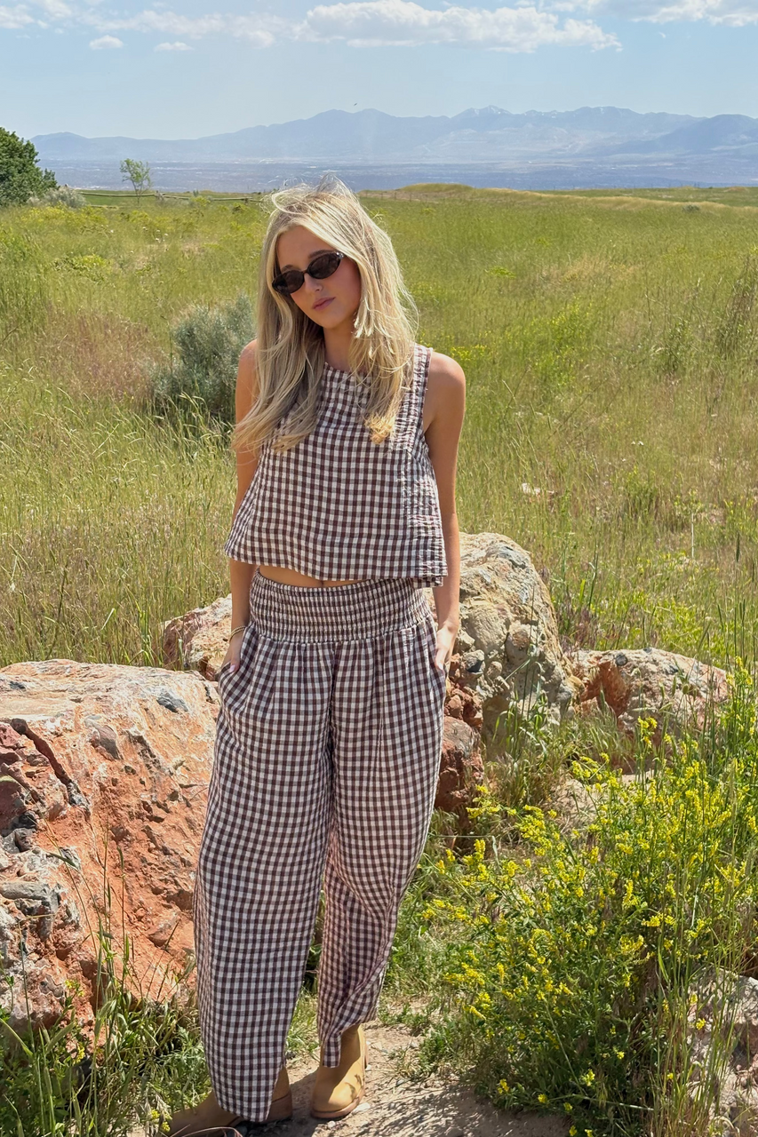 Tayla Pant in Mocha